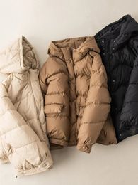 SEDUTMO hiver surdimensionné duvet de canard manteau femmes mode chaud épais à capuche vestes noir automne décontracté poche Parkas ED1705 231229