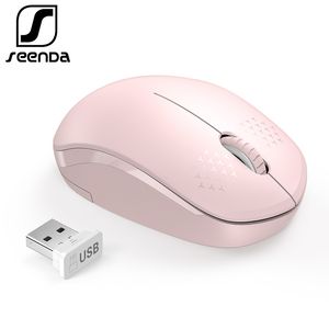 Zenda 2.4G Draadloze Laptop Desktop Silent S Draagbare Mute Meulen Notebook Mini Muis Computer 1600 DPI MAALS