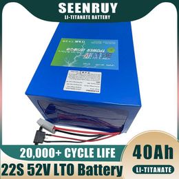 Geziene 22 -serie 52V 40AH lithiumbatterij LTO voor 3500W 4000W elektrische scooter motorcyclus