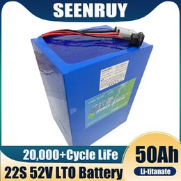 Geziene 52V 50Ah LTO Batterij Pack 20.000 Cycli met BMS 22S BMS voor 48V Solar System Ebike Scooter bieden oplader