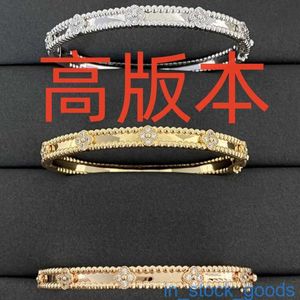 Seiko Edition origineel 1to1 merk logo dames VanceF armbanden hoge versie klaver caleidoscoop armband v gold geplateerd 18k gol sterling zilveren sierlijke armband