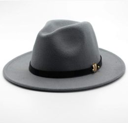 Seioum nieuw merk wol men039s zwarte fedora hoed voor heer wollen brede rand jazzkerk cap vintage panama sun top hat d190114683724
