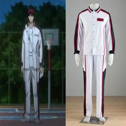 Maillot de basket-ball de l'équipe de basket-ball Seirin, Costume de Cosplay de deuxième génération, vêtements de sport de basket-ball de Kuroko, manches longues de base F267E