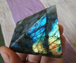 Sélectionnez les ornements de feldspath de Labrador Natural Crystal de 335 cm.