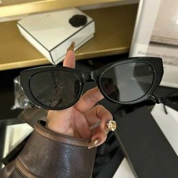 Selected Saint Sunglasses Same Style Park Choi Ying Cat Eye Gradual Gray Sunshade and UV Protection Version Personalized