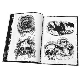 Geselecteerde Skull Tattoo Books Assorted Patterns Skull Tattoo Flash Book Tattoo Art Painting Reference for Tattoo Accessories