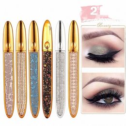 Stylo eye-liner auto-adhésif pour faux yeux, sans colle, sans magnétique, imperméable, sans floraison, crayon pour les yeux, outil de maquillage r4sX #