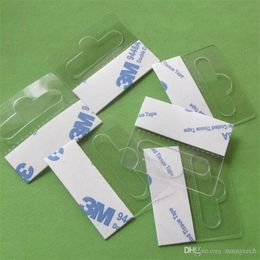 Zelfklevende Pethangers Peghook Merchandising Hanger Tabs Ronde Hole Bulk Box Tas Houder Plastic Display Versterkte Sticky Hang LX01092