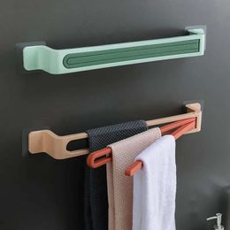 Zelfklevende handdoek Wandbevestiging Bar handdoeken Rekhouder Punch-vrije hanger voor keuken en badkamer S
