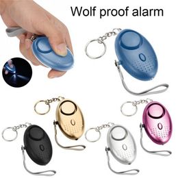 Self Defense Alarm 130dB Egg Shape Girl Women Security Protect Alert Personal Safety Scream Loud Keychain Emergency Alarm