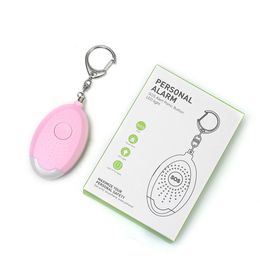 Alarma de autodefensa 130Db Alerta de protección de seguridad Seguridad personal Scream Loud Llavero Alarma de emergencia para mujeres Niños Niña