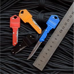 Zelfverdediging multifunctionele sleutel Outdoor Survival Opvouwbaar Mini Zwitsers zakmes 498636