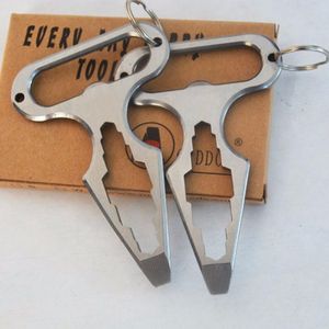 Zelfverdedigingstool Multifunctionele tool Hoeksleutel / schroevendraaier / opener Survival Kit Campinguitrusting EDC Defense Spikes Gear