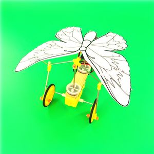Self-Made Electric Butterfly Bionic Mechanical Scientific Experiment Assembly DIY Wetenschap Technologie Kinderen kleine productie