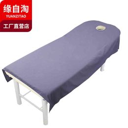 Massage simple de drap de lit de beauté mat superbe de textile à la maison auto-récurant