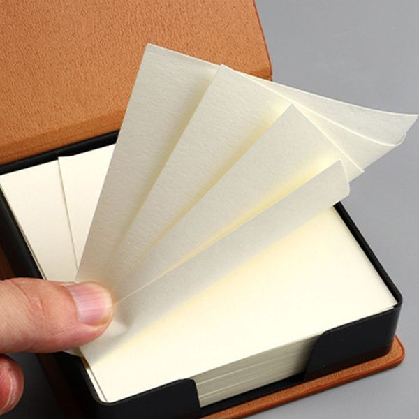 Self Sticchy Note Memo Pad Holder Card Card Dispensateur Dispensateur Case Office School Supply Drop Shipping