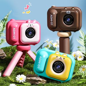 Selfie Camera voor kinderen 48MP 1080P HD Digitale camera voor kinderen Speelgoed voor 3-14 jarigen Meisjes Jongens Verjaardag Kerstcadeaus Kinderen Camera met standaard