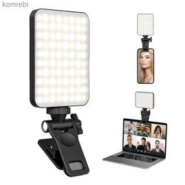 Selfie-Lichter, LED-Fülllicht, tragbares Mini-Selfie-Licht für Laptop, Videokonferenz, Handy, Vlog, Live-Übertragung, Fülllampe, Fotografie, L240116