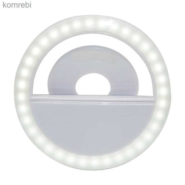 Selfie Lights Macro Ring Lights anneau flash pour téléphone selfie photo prise batterie photographie éclairage led anneaux lumière flash lightL240117