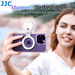 Selfie Lights Magnétique LED Selfie Fill Light Mini Portable avec USB pour Magsafe Iphone 15 14 13 Pro Max Android Vidéo Lumière pour le Maquillage VlogL240116