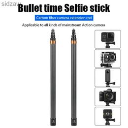 Selfie monopods 2024 290cm 3m koolstofvezel onzichtbaar uitgebreide selfie stick insta360 x3 uitgebreid 1,5/3m selfie stick wx