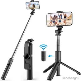 Selfie Monopods 3 em 1 Selfie Stick Telefone Tripé Monopé extensível com controle remoto compatível com Bluetooth para Smartphone Handheld Selfie Stick R230713