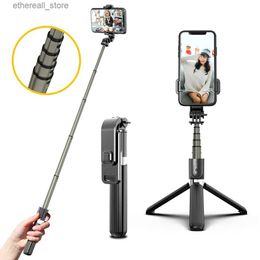 Selfie monopodes alliage téléphone Bluetooth auto-adhésif Selfie autocollant avec trépied Smartphone Flexible Cellephone trépied pôle tripode para movil Q231110