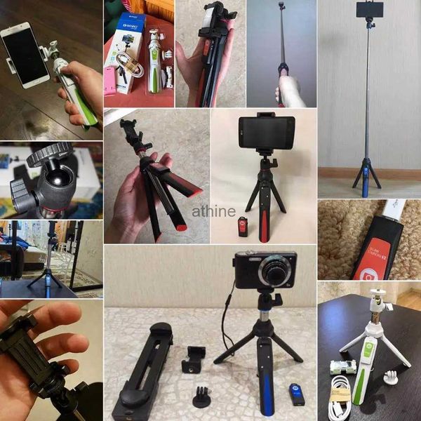 Selfie Monopods Benro MK10 Selfie Stick Trípode Bluetooth 3 0 Monopod Selfie ajustable de acero inoxidable para IOS Android YQ240110