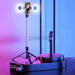 Selfie Monopods Bluetooth Selfie Stick 1,7 m Soporte de trípode multifuncional para selfies con anillo de luz LED para selfies Compatible con iPhone Android Sams 24329