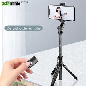 Selfie Monopods Mode Portable Extensible Monopode Selfie Stick Téléphone Portable Selfie Stick Léger Facile À Transporter Pour iPhone IOS Android Q231110