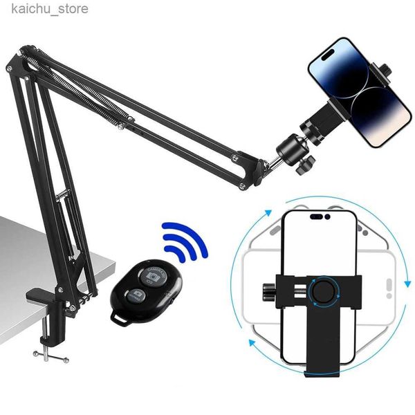 SELIE MONOPODS FLEXIBLE ARM BRAND ANCHOR ANCHOR SOURT TRIPOD POUR TÉLÉPHONE PHOTO EN LIVE STREATING BEAUTER LE COURS D'ENSEIGN