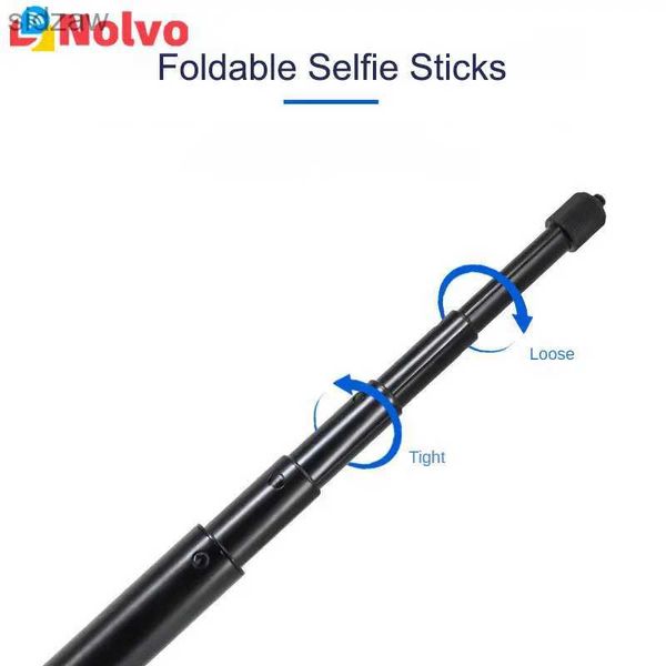 Selfie monopodes en aluminium pliable alliage invisible Stick Stick universel pour téléphone mobile Stick Stick compatible avec Insta360 WX