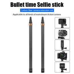Selfie Monopods para Insta360 X3 Accesorios 290 cm Stick de fibra de carbono para DJI Action 43 Sports Camera Super Long 230816
