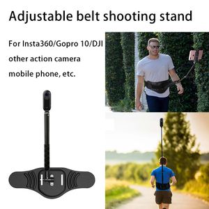 Selfie monopods voor Insta360 X3Go 3 11DJI Action 4 Camera Stand verstelbare taille riem mobiele telefoon accessoires 230816