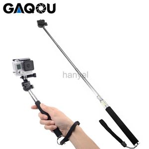 Selfie Monopods GAQOU caméra Selfie bâton pôle monopode support de trépied adaptateur pour Go Pro Hero 6 5 4 3 Sjcam SJ4000 pour Yi pour téléphone 24329