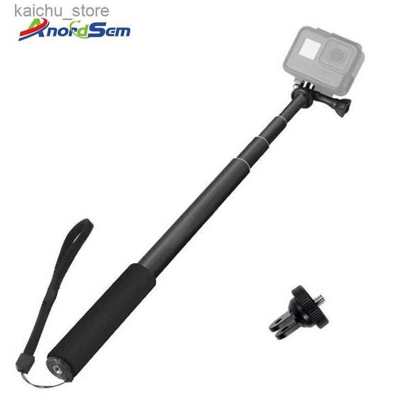 Selfie monopodes GoPro Single à pattes Stick Stick Stick Stickable Stick Stick Imperpose Immobilisme Stick Stick Installation GoPro Hero 7 6 5 Xiaomi 4k DJI Y240418