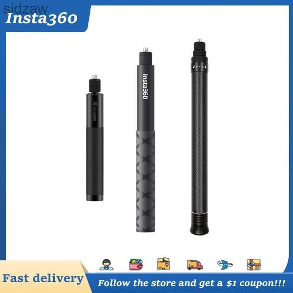 Selfie Monopods Insta360 x3 / One x2 Stick Selfie invisible adapté à Go 2 / One Rs 70cm de long Stick Stick 1,2M WX