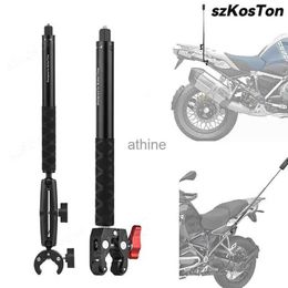 Selfie Monopods Support de guidon de vélo moto vélo bâton de selfie caché pour 12 11 10 9 8 Insta360 X3 X2 DJI Action 3 4 accessoires YQ240110