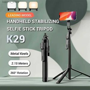 Selfie Monopods Portable 84 Stick Stick Stick Handheld Stabilising Phone Tripod Tripod Remote Tripod Remote Tripod Stand pour Tiktok Vlogging Y240418