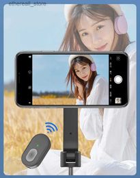 Selfie Monopods Trípode magnético portátil para selfie Stick con soporte remoto para teléfono móvil Magsafe para iPhone 14 13 12 Pro Max Disparo vertical Q231110