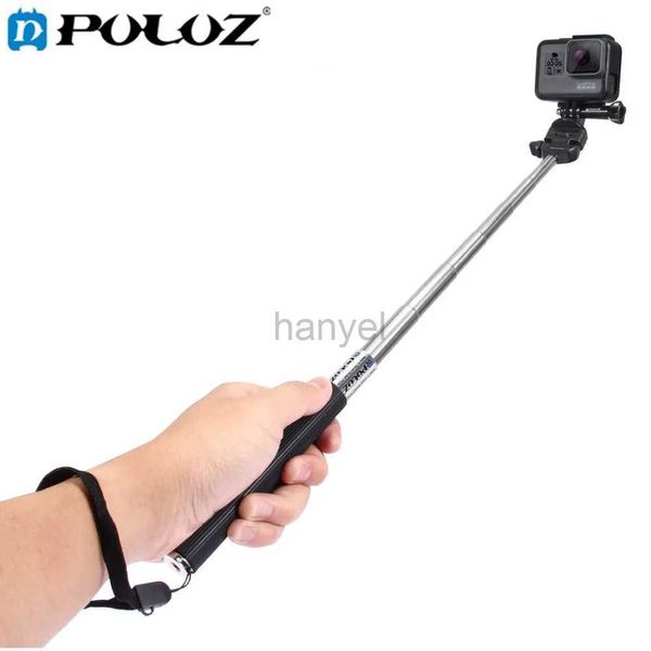 Selfie Monopods PULUZ pour Go Pro accessoires extensible portable Selfie bâton monopode pour Dji OSMO Action/GoPro NEW HERO/HERO6/5/5 Session/4/3/2 24329