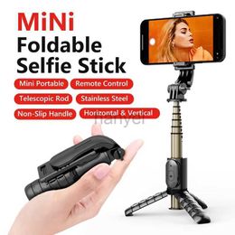 Selfie Monopods Q10 Mini Selfie Stick Statief met Bluetooth Afstandsbediening Video Monopod Statief voor Telefoon Camera 2023 Nieuwe 24329