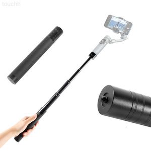 Selfie Monopods Selfie Monopods Verlengstuk Pole Selfie Stick voor Om Mobiele Camera FeiYu Zhiyun Smooth Moza Mini isteady Accessoires 230320 L230912