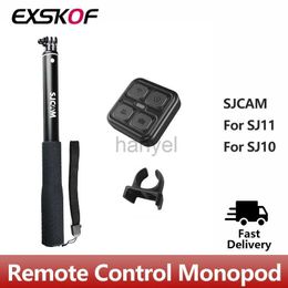 Selfie Monopods SJCAM télécommande Selfie bâton monopode aluminium pour SJCAM C300 SJ6 SJ7 Star SJ8PRO SJ8PLUS SJ10 pro SJ10X C200 caméra d'action 24329