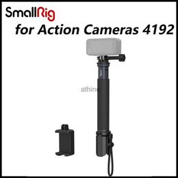 Monopodes à selfie SmallRig, bâton à selfie pour caméras d'action, comprend un bâton à selfie, pince pour smartphone, support pour caméra d'action, mini trépied, extension de 20 à 95 cm, YQ240110