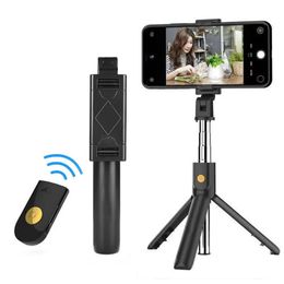 Selfie Monopodes Porte-photo à degré de bâton Trépied allongé Prise en charge de la diffusion en direct de tous les téléphones mobiles Télécommande Bluetooth Prise de vue TikTok