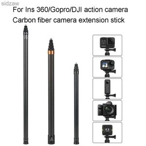 Monopodes selfies adaptés à l'insta360 un x3 accessoire 2,9m Stick Selfie en fibre de carbone / Convient pour DJI POCKE