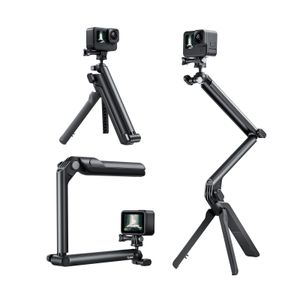 Selfie monopodes TELESIN 3 voies bâton avec trépied poignée pôle pour GoPro Hero Insta360 DJI Action caméra accessoires 230825
