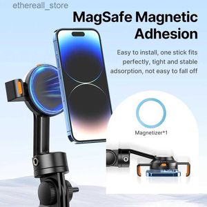 Selfie Monopods Ulanzi SK-05 Magnetisch telefoonstatief 1,6 m Selfie Stick met draadloze Bluetooth-afstandsbediening 360 rotatie Telefoonhouder voor telefooncamera Q231109