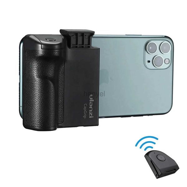 Selfie Monopods Ulanzi Smartphone Selfie Booster Mango Grip Teléfono Estabilizador Soporte CapGrip Obturador Liberador 1/4 Tornillo para iPhone Samsung 24329